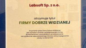 Wyróżnienie FIRMA DOBRZE WIDZIANA - BCC